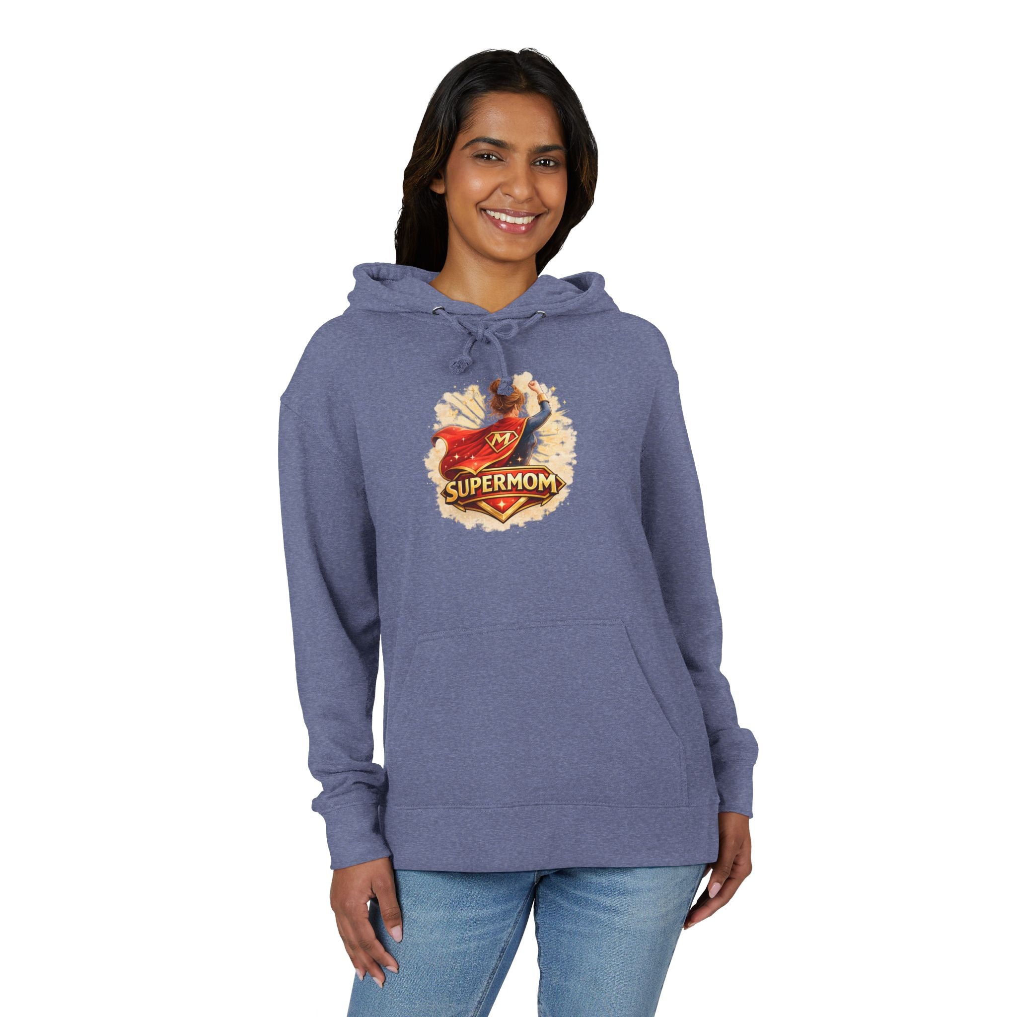 Supermom Hoodie - Vintage Superhero Mom Sweatshirt Gift