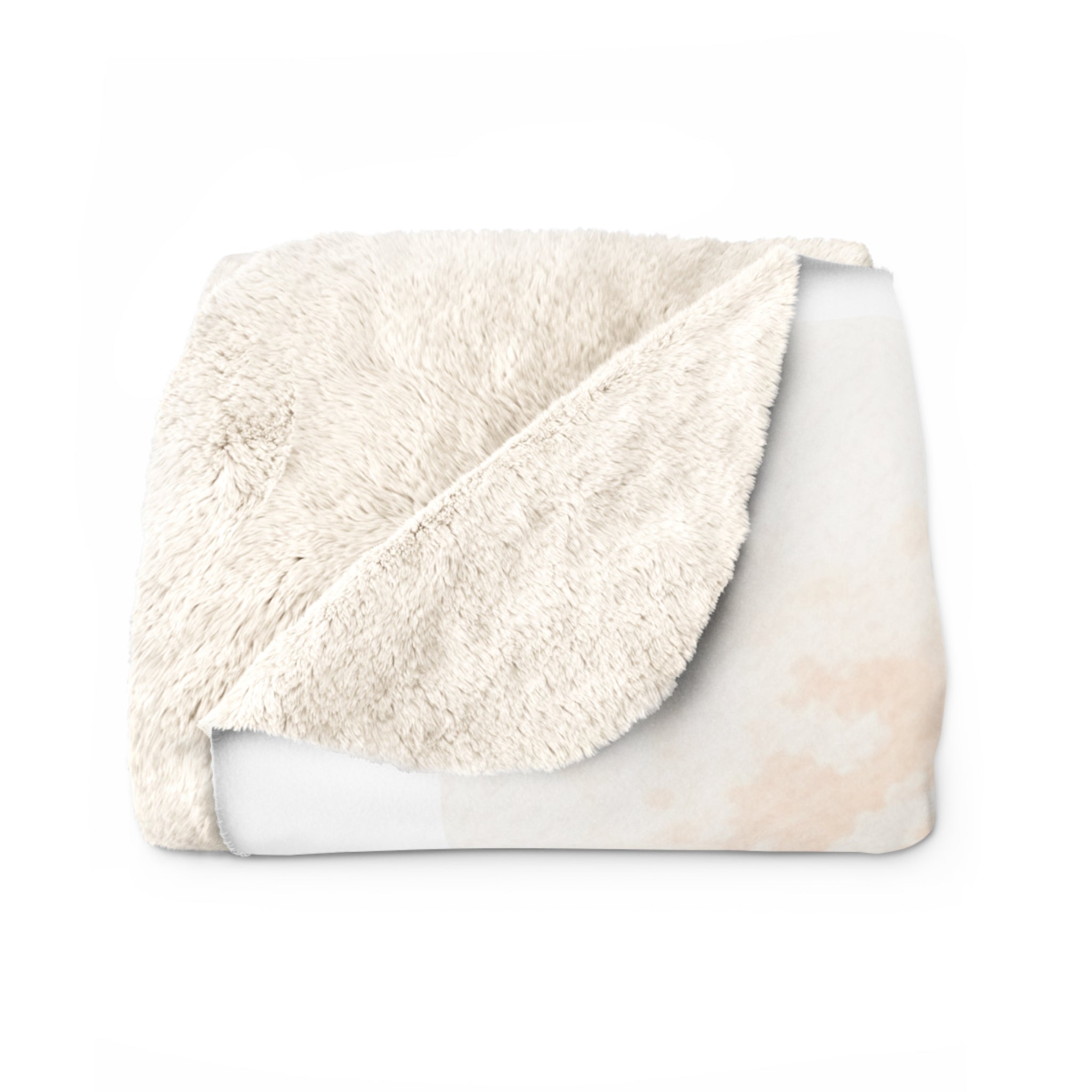 Highland Cow Sherpa Blanket — Cute Floral & Birthday Calf Fleece Throw