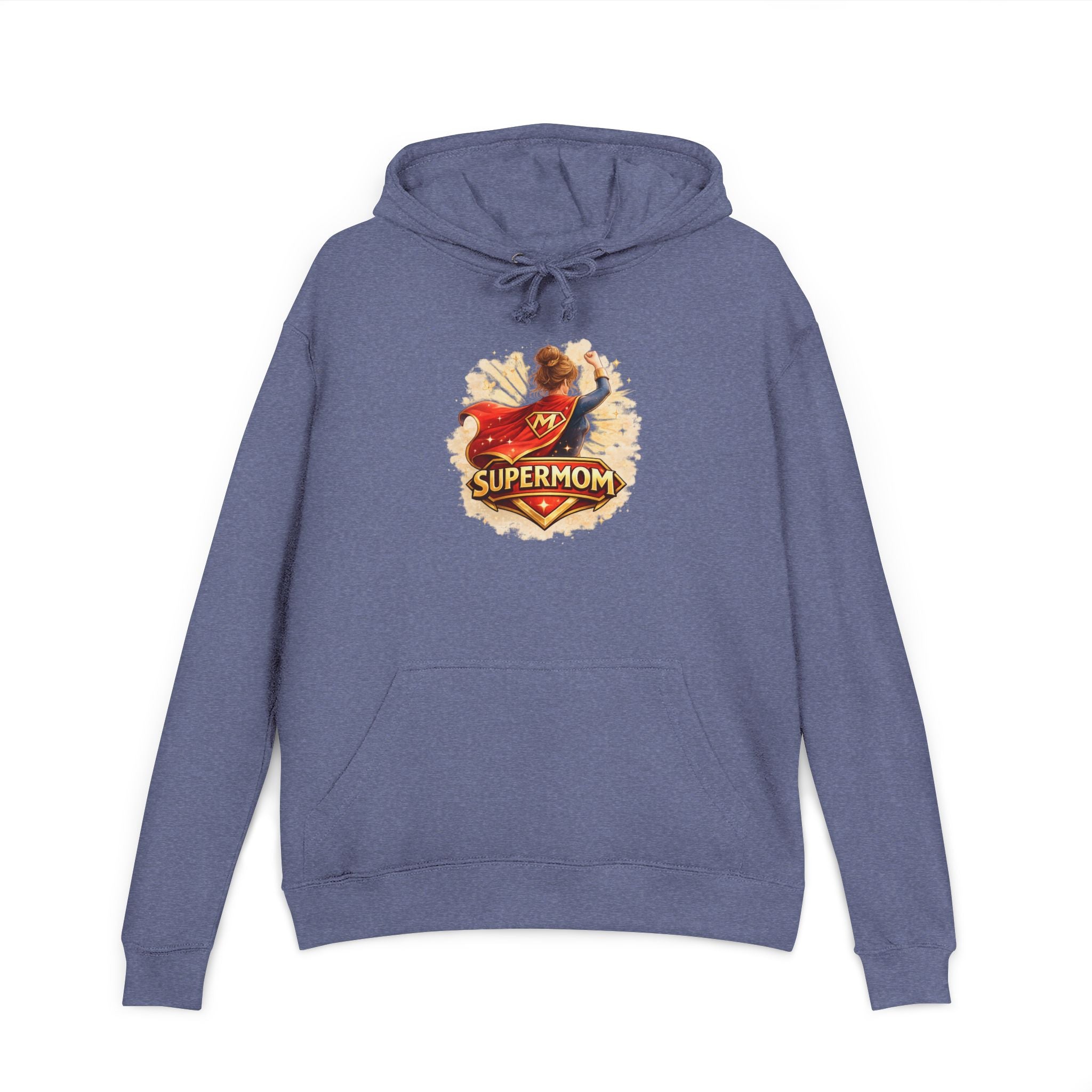 Supermom Hoodie - Vintage Superhero Mom Sweatshirt Gift