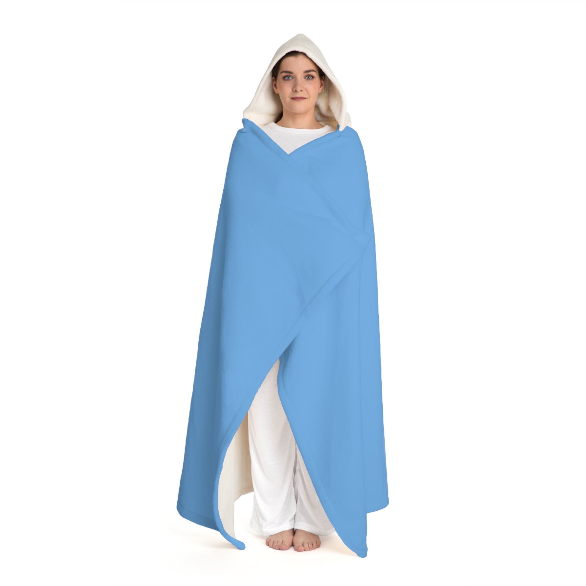 Hooded Sherpa Blanket – Cozy Fleece Wrap with Hood