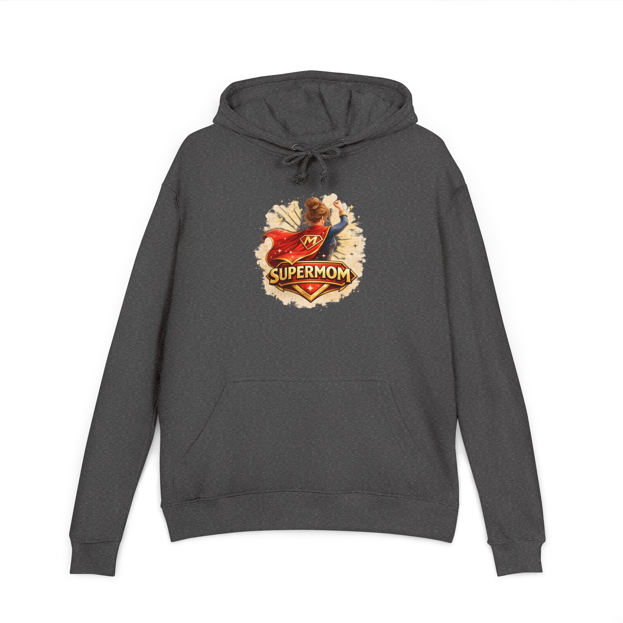 Supermom Hoodie - Vintage Superhero Mom Sweatshirt Gift